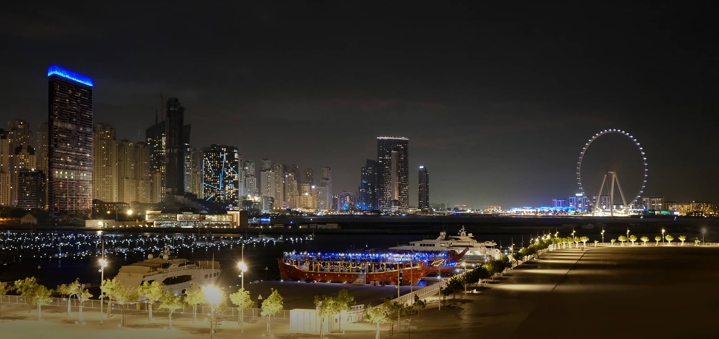 Aerial view of Dubai real estate and some of the properties in Dubai, built by Dubai Properties