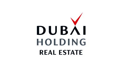 Logo of Dubai Holding Real Estate, leading real estate developer and parent company of Dubai Properties